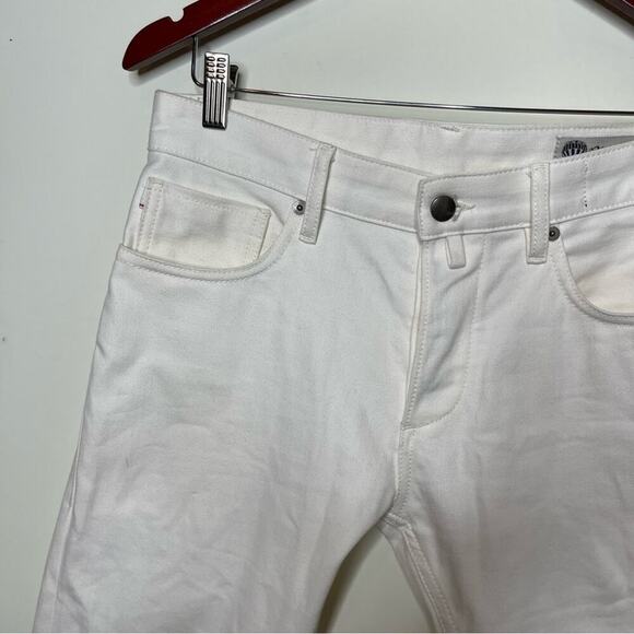 THOM SWEENEY Selvedge Five Pocket slim-leg jeans in White 30x27 - Picture 4 of 11